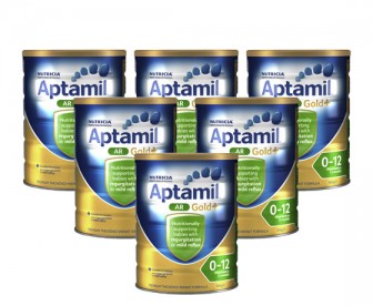 【新西兰直邮包邮】Aptamil 爱他美 金装AR浓稠配方防吐防胀气奶粉 6罐/箱（适合0-12个月新生儿）